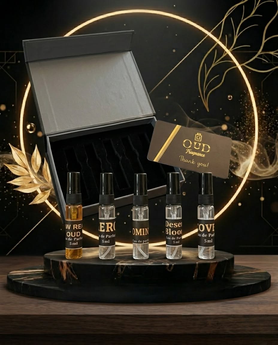 OUD Fragrance – 5-Piece Perfume Gift Set ✨
