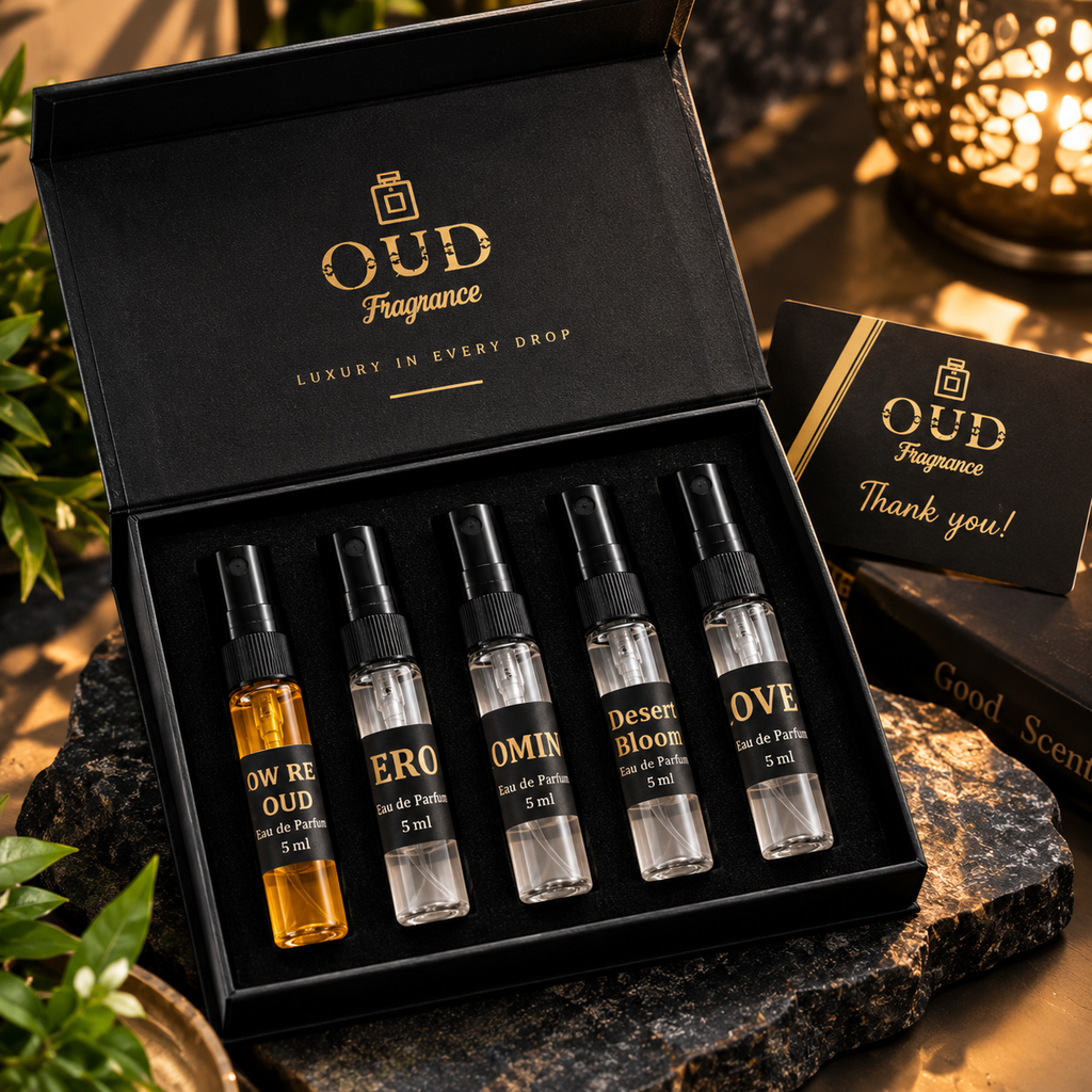 OUD Fragrance – 5-Piece Perfume Gift Set ✨