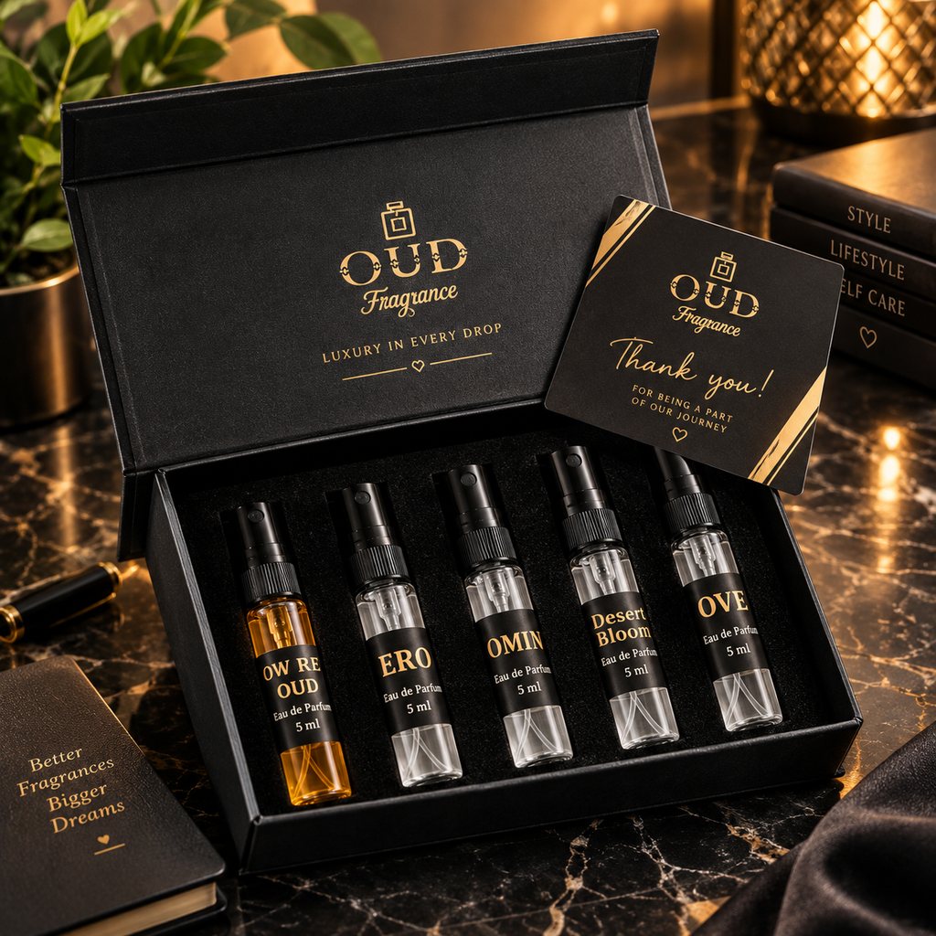 OUD Fragrance – 5-Piece Perfume Gift Set ✨